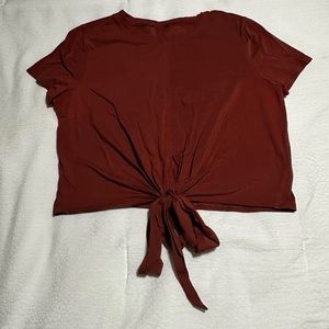 NWOT Lululemon Cropped Tie T-Shirt 6